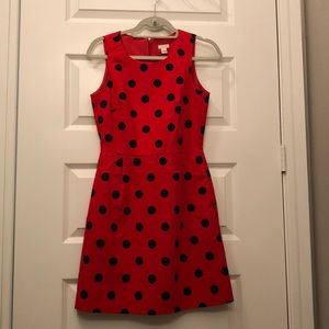 J. Crew Polkadot Dress